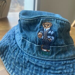 Polo Ralph Lauren Denim Polo Bear Bucket Hat